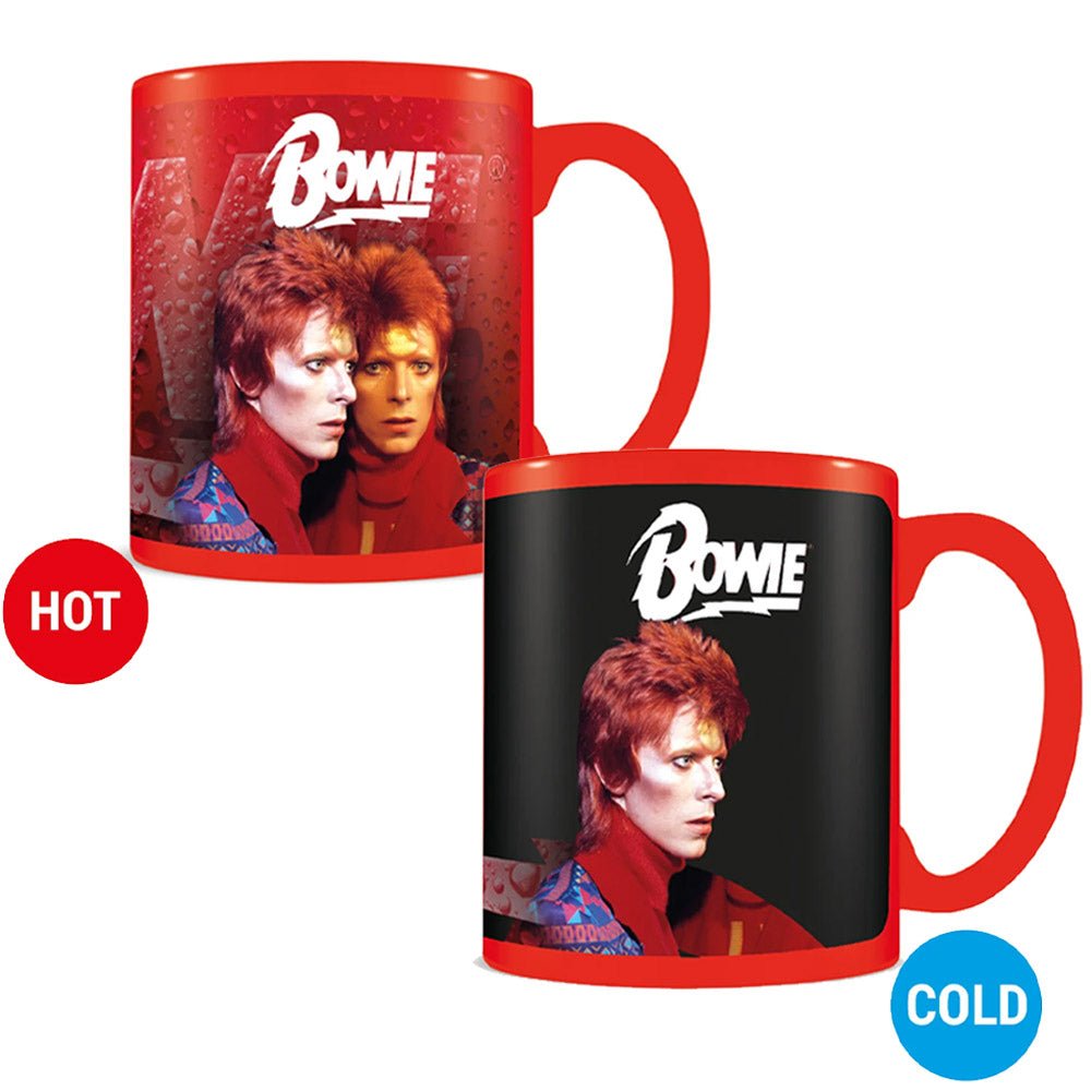 DAVID BOWIE デヴィッドボウイ - Bolt / マジック・マグカップ / マグカップ - PGS
